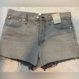 NWT Madewell MidRise Denim Shorts Size 31